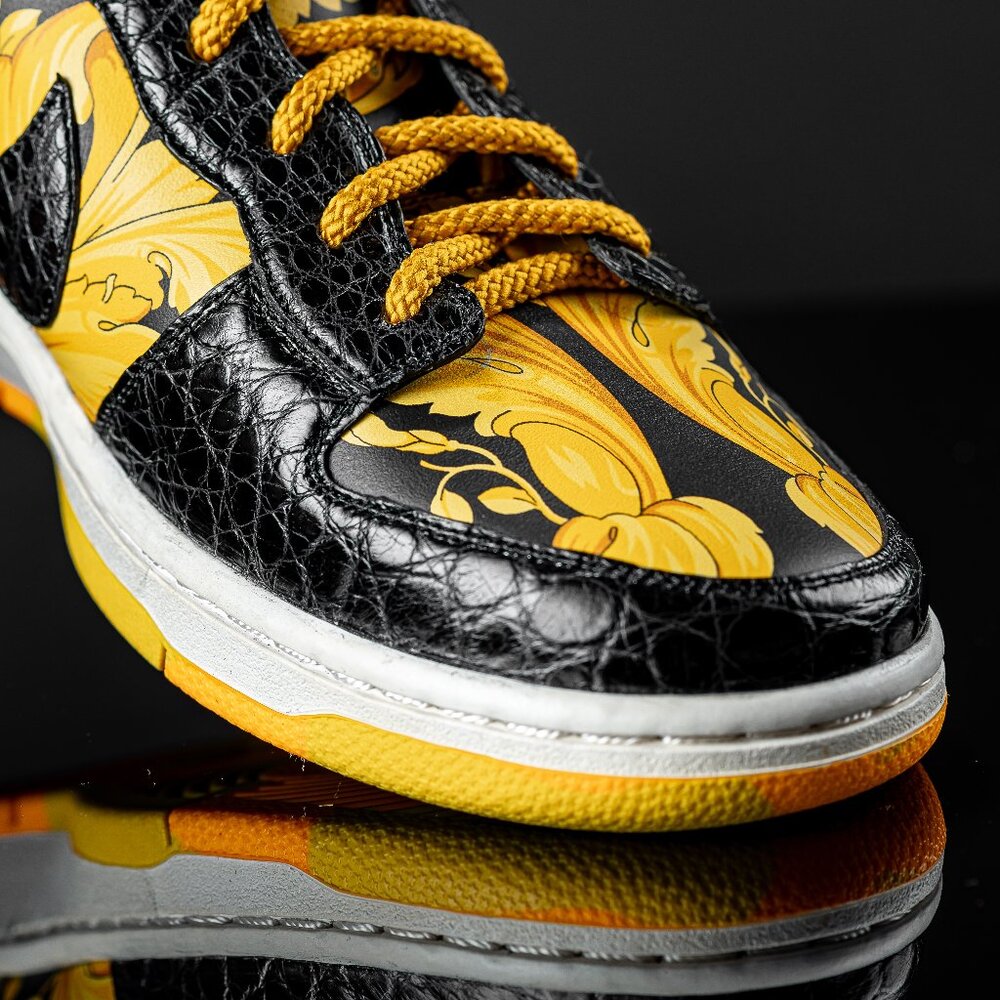 NikeDunk Custom with Genuine Alligator Skin size 10 - 28 cm on the insole ! - Picture 7 of 16